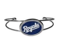 Siskiyou Gifts MLB Kansas City Royals Womens Bracelet Double Bar Cuff Team Colors One Size