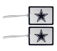 Siskiyou NFL Dallas Cowboys - Etiqueta de vinilo para equipaje, 2 unidades, color azul