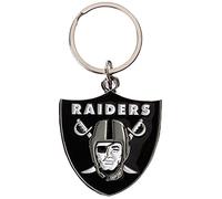 Siskiyou NFL Sports Fan Shop Las Vegas Raiders - Llavero cromado y esmaltado, talla única, color negro