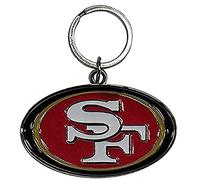 Siskiyou NFL Sports Fan Shop San Francisco 49ers - Llavero cromado y esmaltado, talla única, colores del equipo