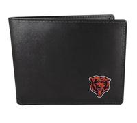 Siskiyou Sports NFL - Cartera para Hombre, Hombre, FBWP005, Negro, Bi-Fold Slim