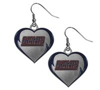 Siskiyou Sports NFL New York Giants - Pendientes colgantes de corazón para mujer, color del equipo, talla única