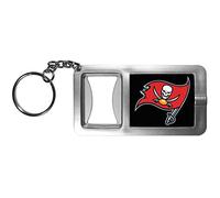 Siskiyou Sports NFL Tampa Bay Buccaneers - Llavero con abrebotellas, color gris y negro