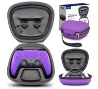 sisma Funda rigida Compatible con Mando Wireless de PS5 DualSense - Estuche de Viaje para Guardar y Proteger Control inalámbrico Original de PlayStation 5 - Púrpura