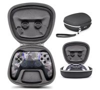 sisma Funda rigida Compatible con Mando Wireless de PS5 DualSense Estuche de Viaje para Guardar y Proteger Control inalámbrico Original de PlayStation 5 - Negro
