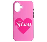 Sissy Amor Corazón Sissificación Femdom Sissy Femboy Mucama Carcasa para iPhone 16