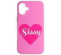 Sissy Amor Corazón Sissificación Femdom Sissy Femboy Mucama Carcasa para iPhone 16 Plus
