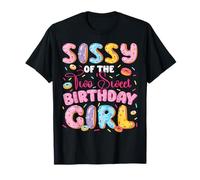 Sissy Of The Two Sweet, chica de segundo cumpleaños, amante de las rosquillas Camiseta