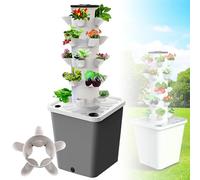 Sist-ema De Cultivo HidropóNico , Sist-ema De Cultivo HidropóNico De 25/30 Plantas , Con Bomba Humectante + Tanque De Agua De 10L , Herramienta De Cultivo De Vegetales Para El Hogar/Escuela,25Holes