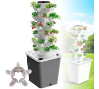 Sist-ema De Cultivo HidropóNico , Sist-ema De Cultivo HidropóNico De 25/30 Plantas , Con Bomba Humectante + Tanque De Agua De 10L , Herramienta De Cultivo De Vegetales Para El Hogar/Escuela,30Holes