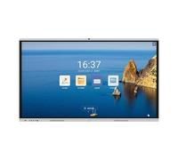 SiStar - Monitor interactivo de 75 pulgadas, 4 K UHD, pantalla táctil de 20 toques, Android 11, RAM 4 GB, almacenamiento de 32 GB, cámara web de 12 MP integrada, cristal templado antirreflejos, ideal