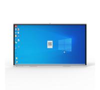 SiStar - Monitor interactivo de 86 pulgadas, 4 K UHD, pantalla táctil de 20 toques, Windows 11 OPS, Intel Core i5-10210U, 8 GB RAM, 256 GB SSD, WiFi, cámara web integrada de 12 MP - Ideal para