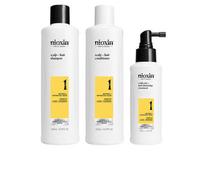 Nioxin System 1 - Kit - Treatment For Natural Hair With Mild Thinning 3 Units