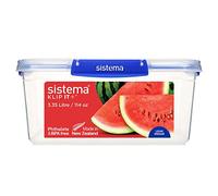 Sistema 888303 Klip It Plus - Recipiente de polipropileno, rectangular, 0,45 l, antigoteo
