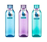 Sistema 890 Cuadrado Bidón 1L Hidratante Giro Tapa Impacto Resistente sin Bpa
