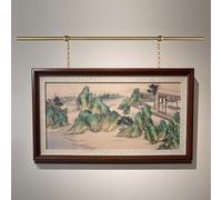 Sistema ajustable para colgar cuadros para obras de arte pesadas, solución segura de decoración de pared para galerías y museos