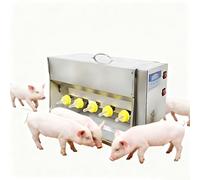 Sistema automático de alimentación de lechones con temperatura constante y atracción sonora, para uso en granja y pastizales