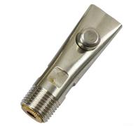 Sistema automático de bebedero de cerdo de acero inoxidable para prueba de | Cuerpo de acero inoxidable 304, resistente a la corrosión, disparador de flujo automático, se adapta a tubos NPT de 0.5