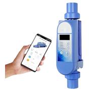 Sistema automático de clorador de sal para piscina, generador de agua salada autoadaptable, salida ajustable, Wi-Fi integrado y control remoto por aplicación