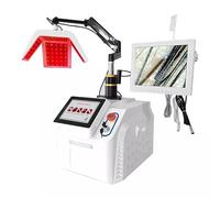 Sistema avanzado de crecimiento del cabello 5 en 1: terapia láser + luz roja + EMS para hombres y mujeres que luchan contra el adelgazamiento del cabello