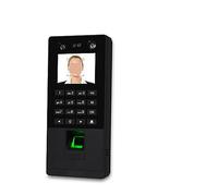 Sistema biométrico de Teclado de Control de Acceso Facial RFID Huella Digital Tiempo Asistencia Máquina Soporte Contraseña Facial Red TCP/IP USB(Color:X112)