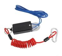 Sistema Break Away para remolque y caravana, interruptor eléctrico con cable en espiral y mosquetón, cable de 4 pies para mayor seguridad, compatible con caravanas y campistas clase A