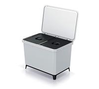 Sistema clasificador de reciclaje 2x23L color blanco KEDEN