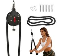 Sistema Compacto De Poleas Y Cuerda Sin Fin: Sistema De Poleas Y Cables Ajustables para Entrenamientos En Casa, Espacios Pequeños Y Rutinas De Ejercicios De Cuerpo Completo.