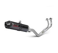 Sistema Completo 2x1 MIVV Ovalado Negro Carbono YAMAHA T-MAX 560 2025