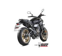 SISTEMA COMPLETO HR-1 ACERO INOXIDABLE NEGRO LARGO MIVV PARA YAMAHA XSR 700 2021