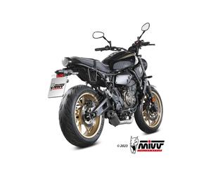 SISTEMA COMPLETO HR-1 ACERO INOXIDABLE NEGRO LARGO MIVV PARA YAMAHA XSR 700 2021