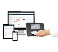 Sistema completo para un seguimiento efectivo del tiempo con mapas con interfaz web, desarrollado en Alemania con soporte de Alemania | IDENTsmart TimeRecording - ID800 Starter Kit Basic