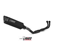 SISTEMA COMPLETO SR-1 MIVV ACERO INOXIDABLE NEGRO PARA YAMAHA T-MAX 560 2022-202