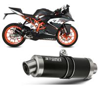 Sistema completo Storm by Mivv Gp Nero Acero para Ktm Rc 125 2014 > 2016