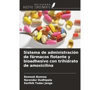 Sistema de administración de fármacos flotante y bioadhesivo con trihidrato de amoxicilina