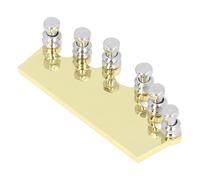 Sistema de Afinación de Cuerdas de Guitarra, Metal de Alta Dureza con Superficie Brillante, Resistencia Al Desgaste, Placa de Puente de Guitarra Folk de 39 Pulgadas para Mejorar