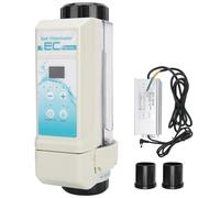 Sistema De Agua Salada para Piscinas Enterradas, Sistema De Agua Salada Limpia De 8/12/16/20 G/h, Clorador para SPA De Agua Salada, Sistema Generador De Cloro Electrolítico De Sal De 20 G/h (≤85 M³)