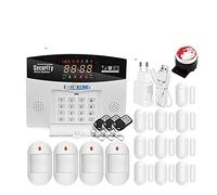 Sistema de Alarma antirrobo a la casa de Tuya WiFi Inteligente gsm Alarma de Seguridad 8 Idiomas Detector de Movimiento Abierto App Sirena incorporada del Timbre(Option J)