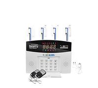 Sistema de Alarma antirrobo a la casa de Tuya WiFi Inteligente gsm Alarma de Seguridad 8 Idiomas Detector de Movimiento Abierto App Sirena incorporada del Timbre(Option M)