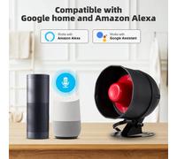 Sistema de Alarma con Sirena WIFI KERUI, Altavoz de 110db, Alarma Antirrobo para el Hogar, Funciona con Sensor de Movimiento Inteligente Tuya para Casa Only Siren Alarm