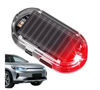 Sistema de alarma de coche con energía solar - Antirrobo con carga solar, lámpara LED intermitente de alarma para coche | para sedán, autocaravana, camión, caravana, garaje, estacionamiento