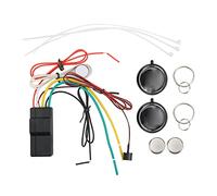 Sistema de Alarma de Entrada sin Llave con Bloqueo de Motor Inalámbrico Inmovilizador de Coche de 2,4 GHZ para Vehículo de 12V