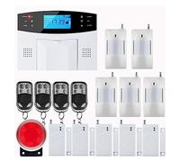 Sistema de alarma de seguridad DIY Teclado LCD RU/SP/EG voz inalámbrica SMS hogar GSM sistema de alarma casa inteligente Auto antirrobo puerta seguridad sistemas de alarma ( Color : G2BB , Size : 1 )