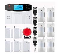 Sistema de alarma de seguridad DIY Teclado LCD RU/SP/EG voz inalámbrica SMS hogar GSM sistema de alarma casa inteligente Auto antirrobo puerta seguridad sistemas de alarma ( Color : 1 , Size : G2BG )