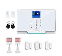 Sistema de Alarma de Seguridad, G20 Tuya WiFi gsm Alarm Security System 1.8 Tft Pantalla de Color Smart Home Wireless Apps Control(H)