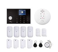 Sistema de Alarma de Seguridad, G30 Tuya WiFi Security Alarm System Smart Home gsm Kits de Detector Humo Fuego inalámbrico Kits(G30-S10R-F)