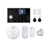 Sistema de Alarma de Seguridad, G30 Tuya WiFi Security Alarm System Smart Home gsm Kits de Detector Humo Fuego inalámbrico Kits(G30-S10R-A)