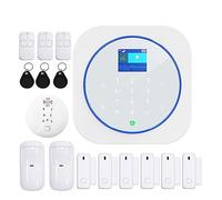 Sistema de alarma de seguridad inteligente para el hogar, conectividad inalámbrica GSM WiFi con control de aplicación para mayor seguridad y protección