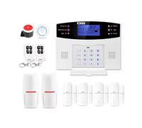 Sistema de alarma de seguridad para el hogar inteligente Tuya 4G + Wifi Aplicación Smart Life Protección integral del hogar Carga USB