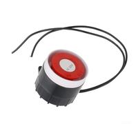 Sistema de alarma de seguridad para interiores, con dispositivo de sonido de sirena fuerte de 120 dB, para CC 12 V 24 V electrónico, para el hogar, negocios, oficina, almacén, centro comercial (220 V)